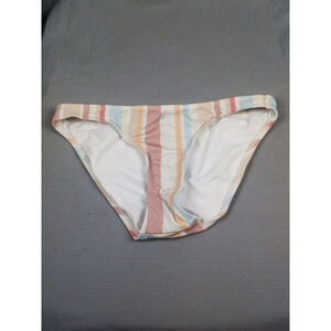 Xhilaration bikini bottoms, multicolor stripes, size S